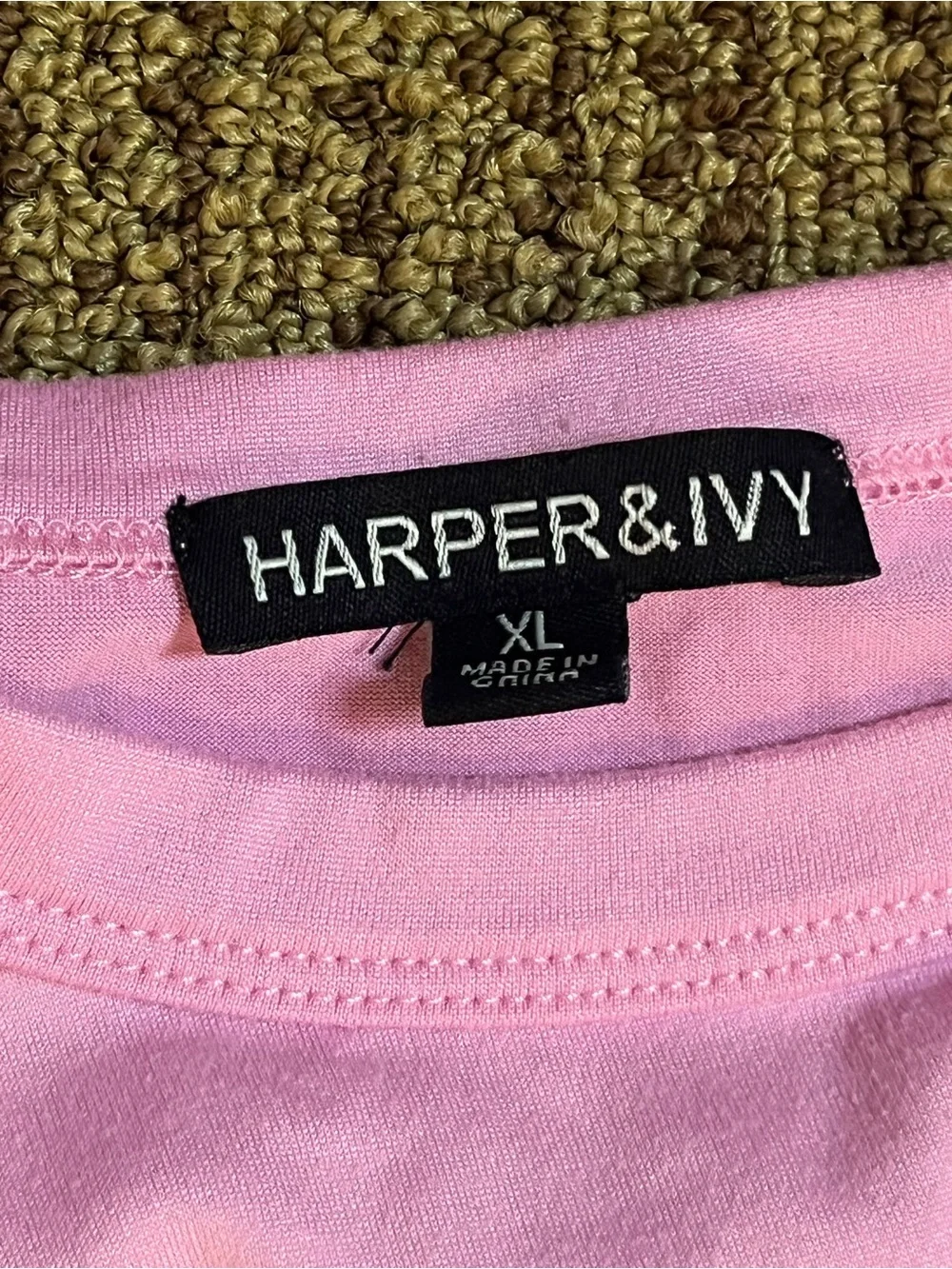 Harper Pink Athletic Shorts Set with White Trim and 07 Graphic